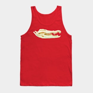 Nile Crocodile Skull Tank Top